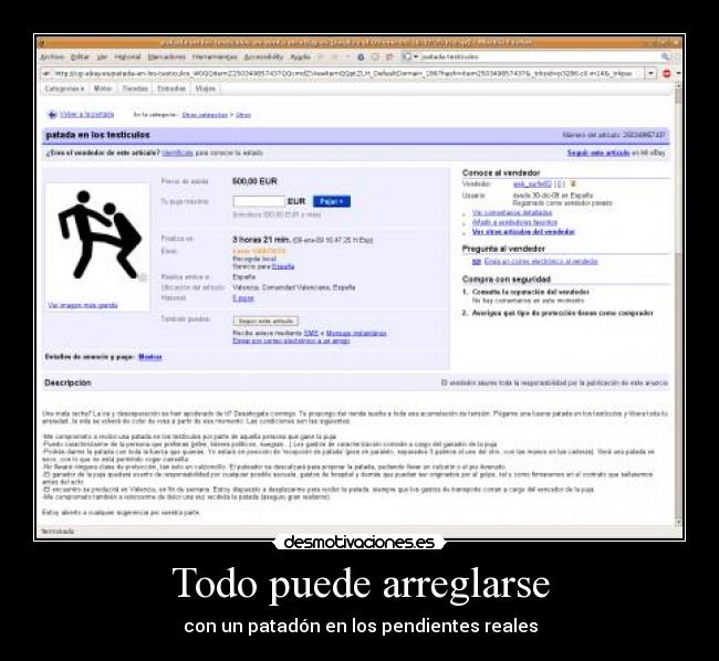 carteles patada cojones huevos testiculos desmotivaciones