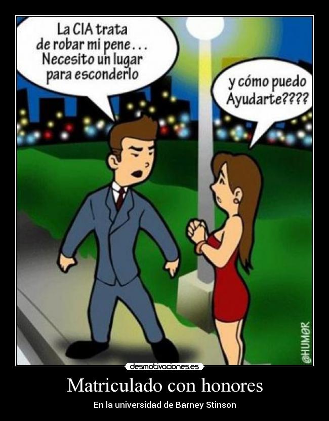 Matriculado con honores -