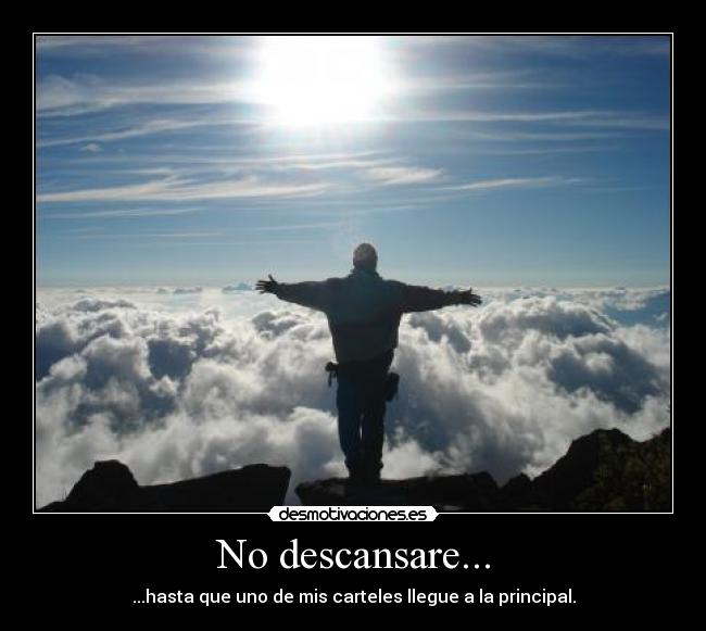 No descansare... - 