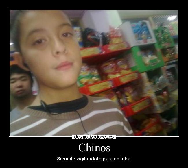 carteles chino vigilando robar desmotivaciones