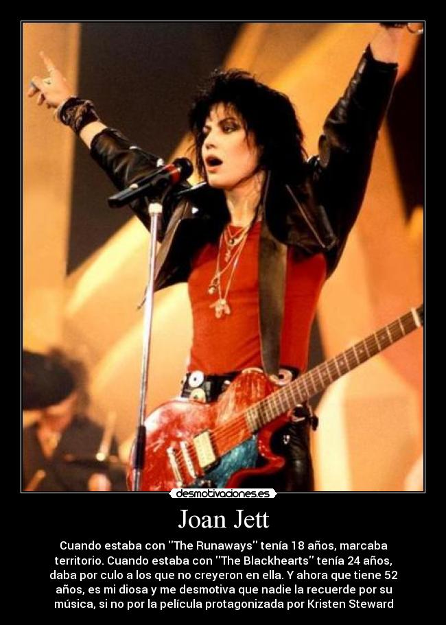 carteles joan jett rock diosa desmotivaciones