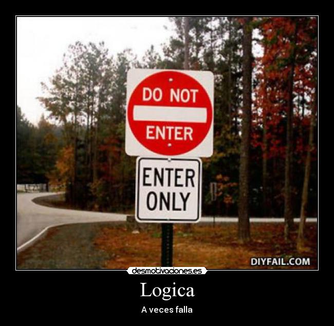 Logica - A veces falla
