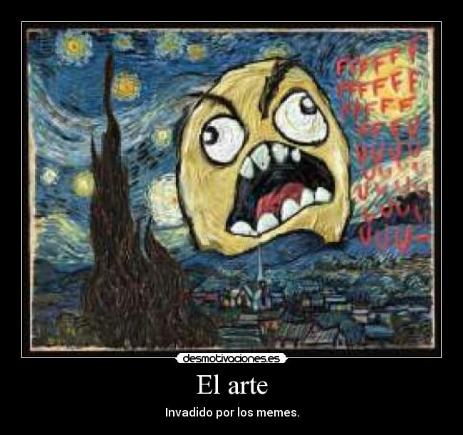 carteles arte arte meme desmotivaciones