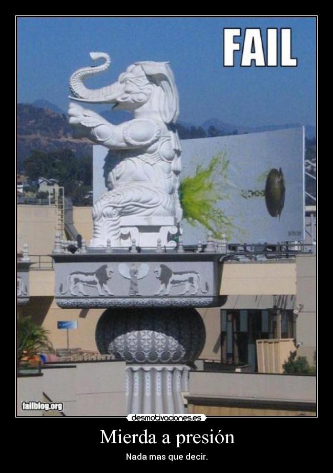 Mierda a presión - Nada mas que decir.