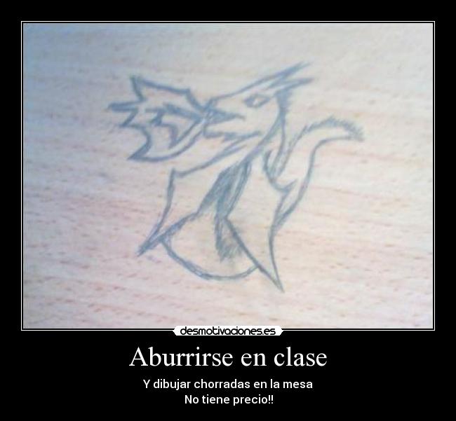 Aburrirse en clase - 