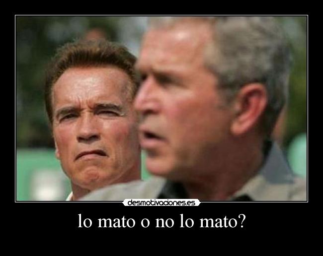 lo mato o no lo mato? - 
