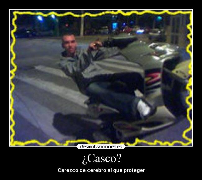 ¿Casco? - 