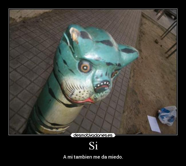 carteles miedo gato desmotivaciones