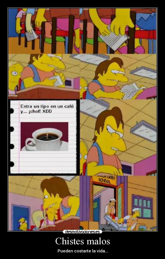 Chistes malos - Pueden costarte la vida...