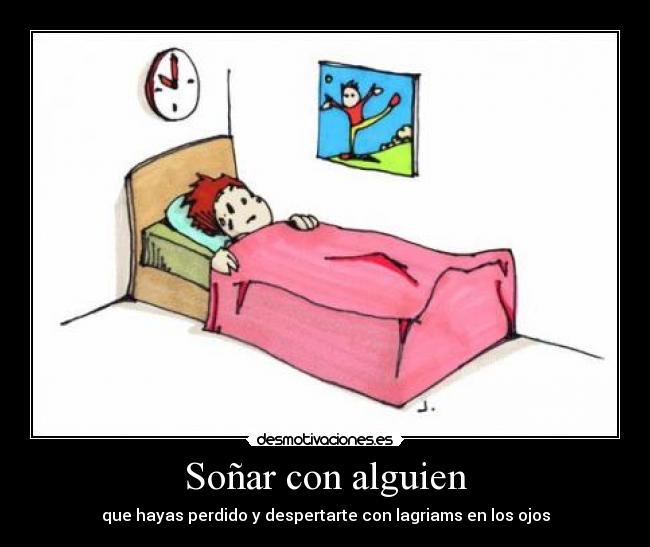 Soñar con alguien -