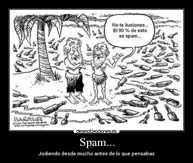 carteles spam desmotivaciones