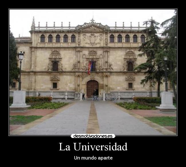 La Universidad - Un mundo aparte