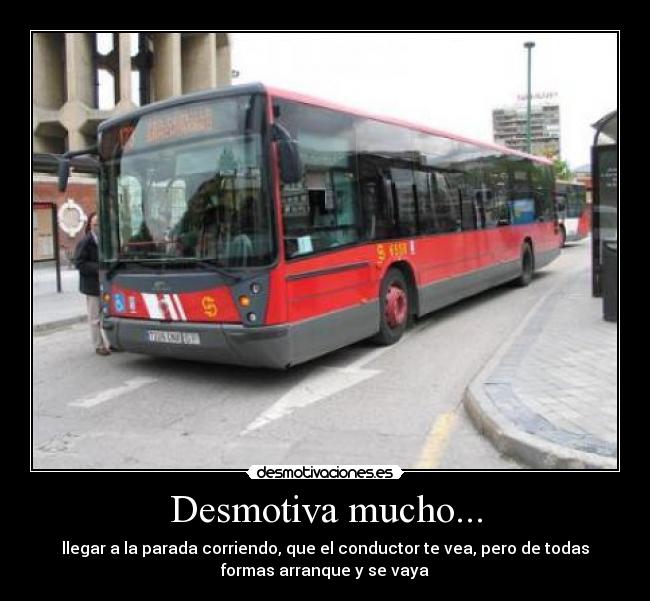 carteles autobus desmotivaciones