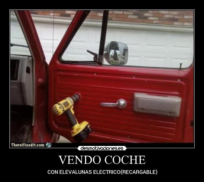 VENDO COCHE - CON ELEVALUNAS ELECTRICO(RECARGABLE)