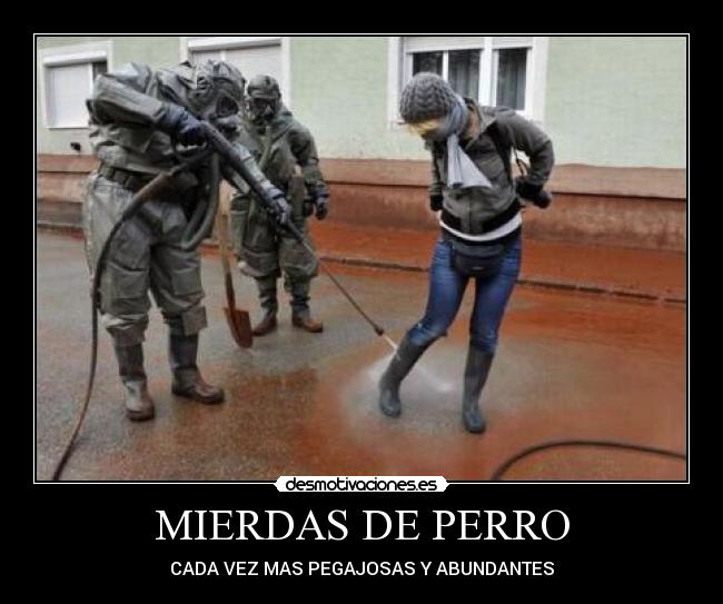 MIERDAS DE PERRO - CADA VEZ MAS PEGAJOSAS Y ABUNDANTES