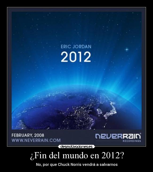 ¿Fin del mundo en 2012? -
