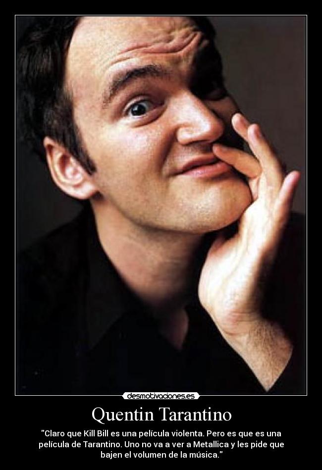 carteles quentin tarantino kill bill sangrienta metallica musica desmotivaciones