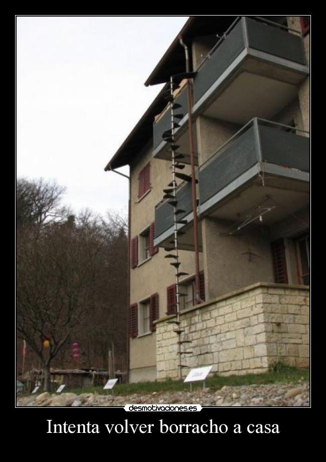 Intenta volver borracho a casa -