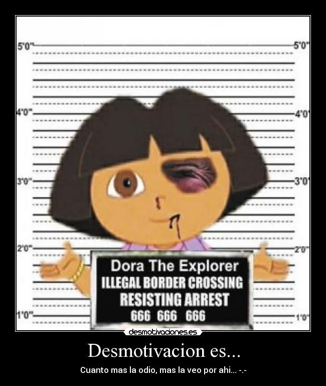 Desmotivacion es... - Cuanto mas la odio, mas la veo por ahi... -.-