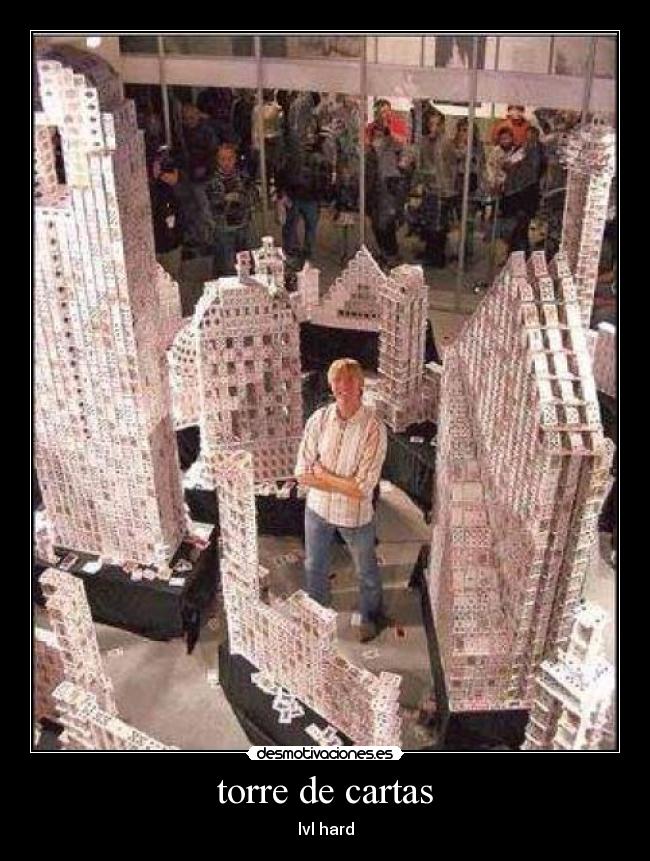 torre de cartas - lvl hard