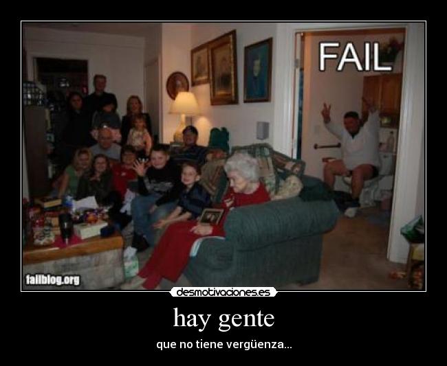 hay gente -