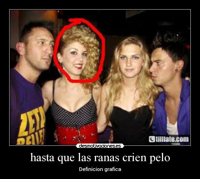 hasta que las ranas crien pelo - 