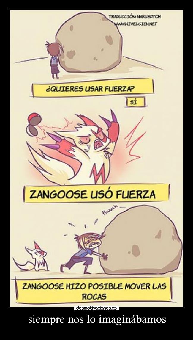 siempre nos lo imaginábamos -