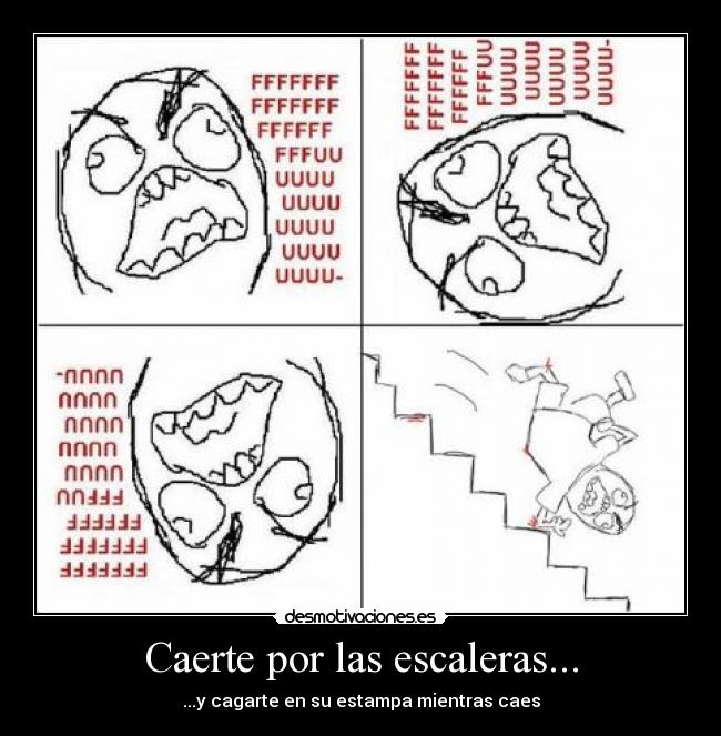 Caerte por las escaleras... - 