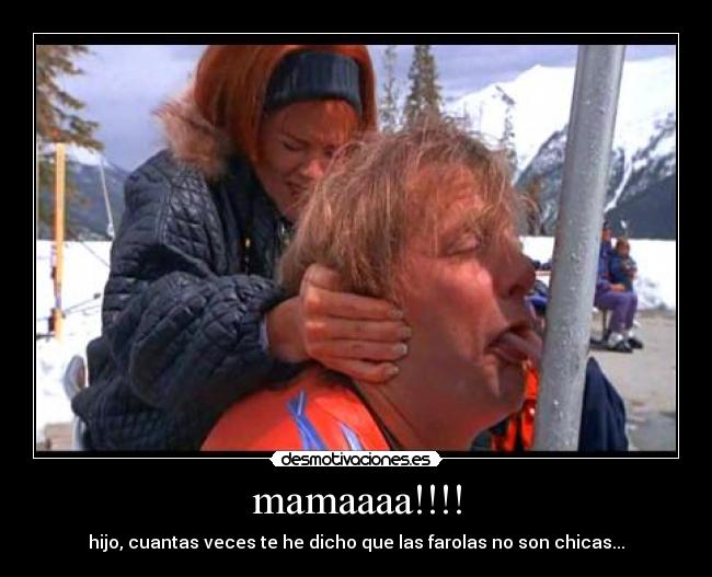 carteles mama farola hielo lengua desmotivaciones