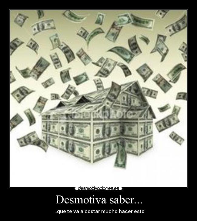 Desmotiva saber... -