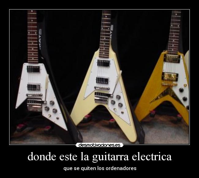 donde este la guitarra electrica -