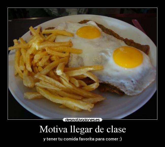 Motiva llegar de clase - 