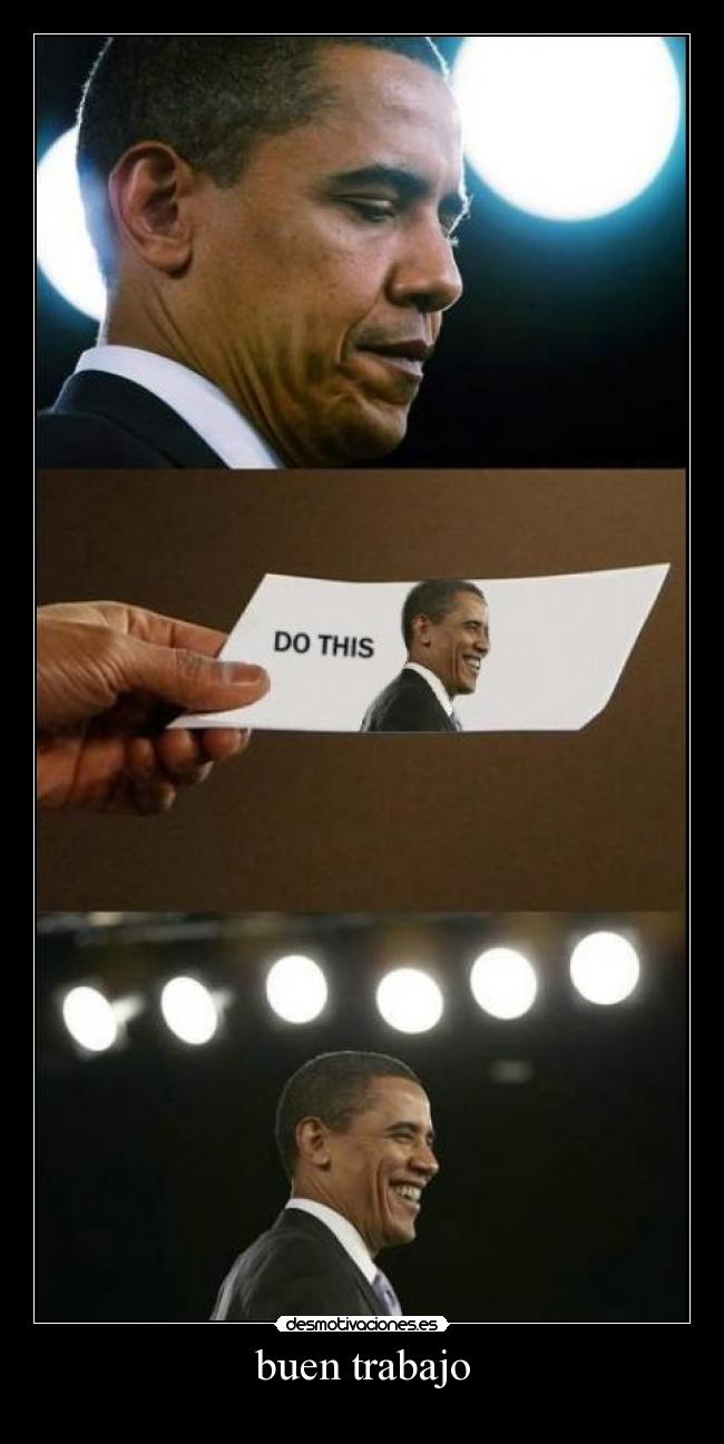 buen trabajo -