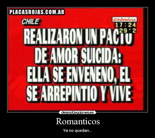 Romanticos - Ya no quedan...