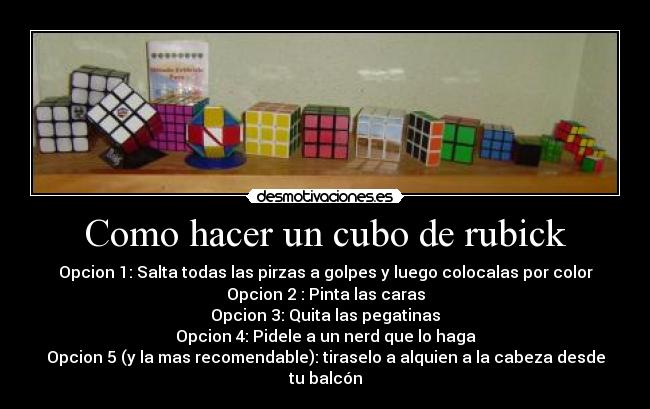 carteles nerdrubickcubojoderfriki desmotivaciones