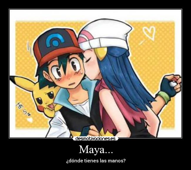 carteles maya ash pokemon desmotivaciones