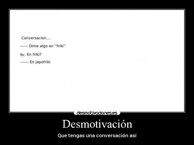 Desmotivación -