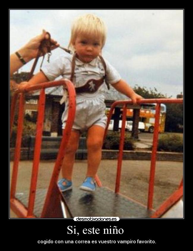 carteles vampiro crepusculo correa nino miedo desmotivaciones