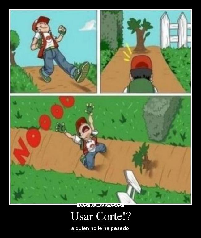 Usar Corte!? - a quien no le ha pasado 