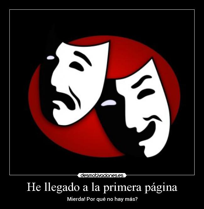 He llegado a la primera página - 