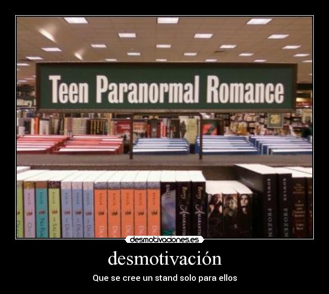 desmotivación - Que se cree un stand solo para ellos