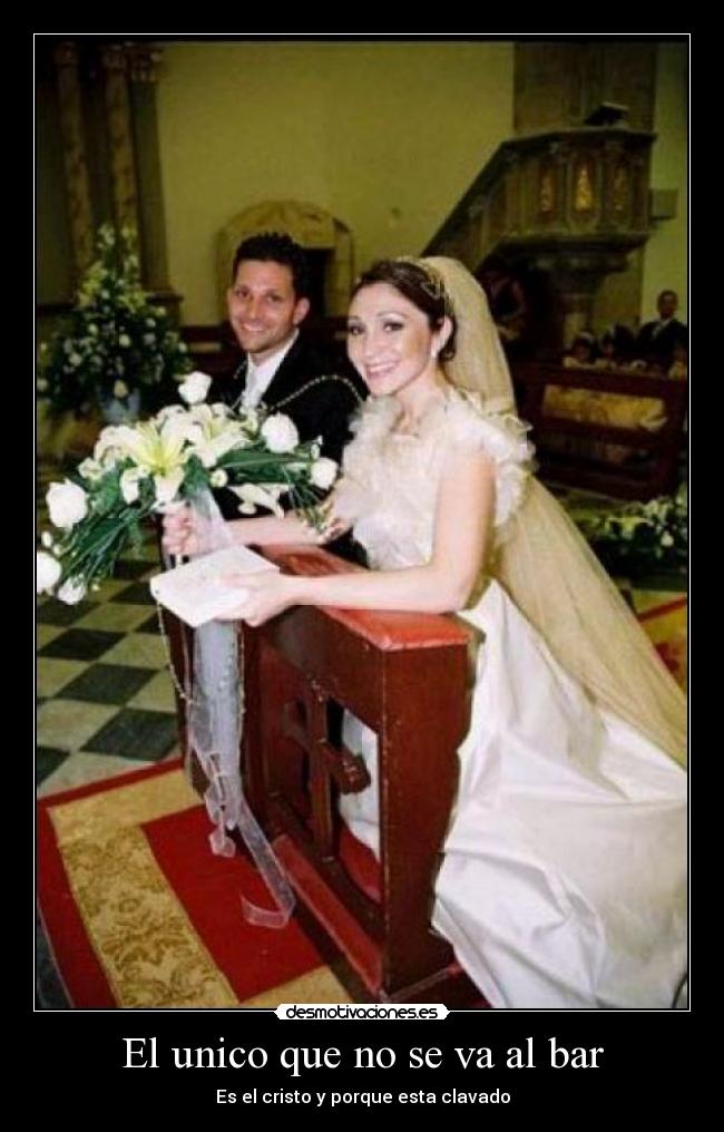 El unico que no se va al bar -