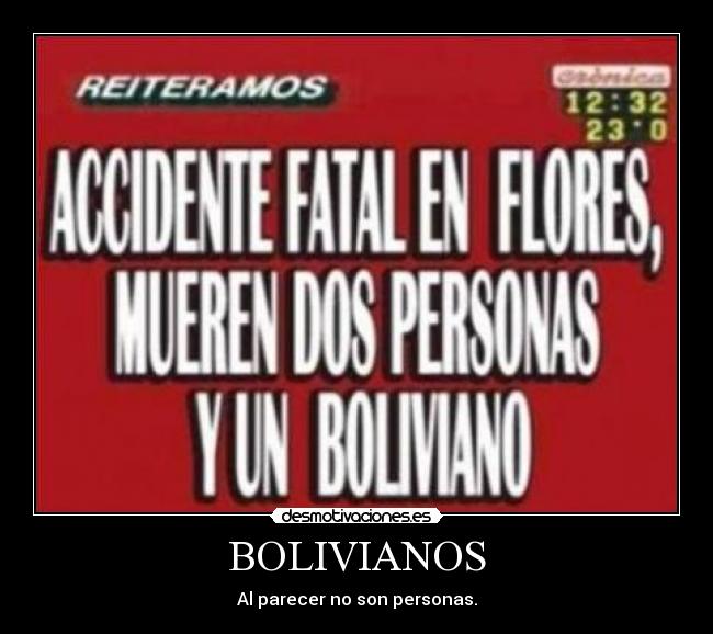 BOLIVIANOS -
