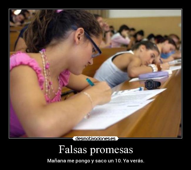 carteles promesas desmotivaciones