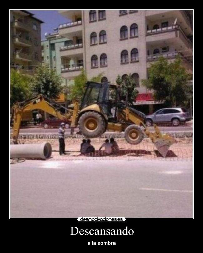 Descansando - a la sombra