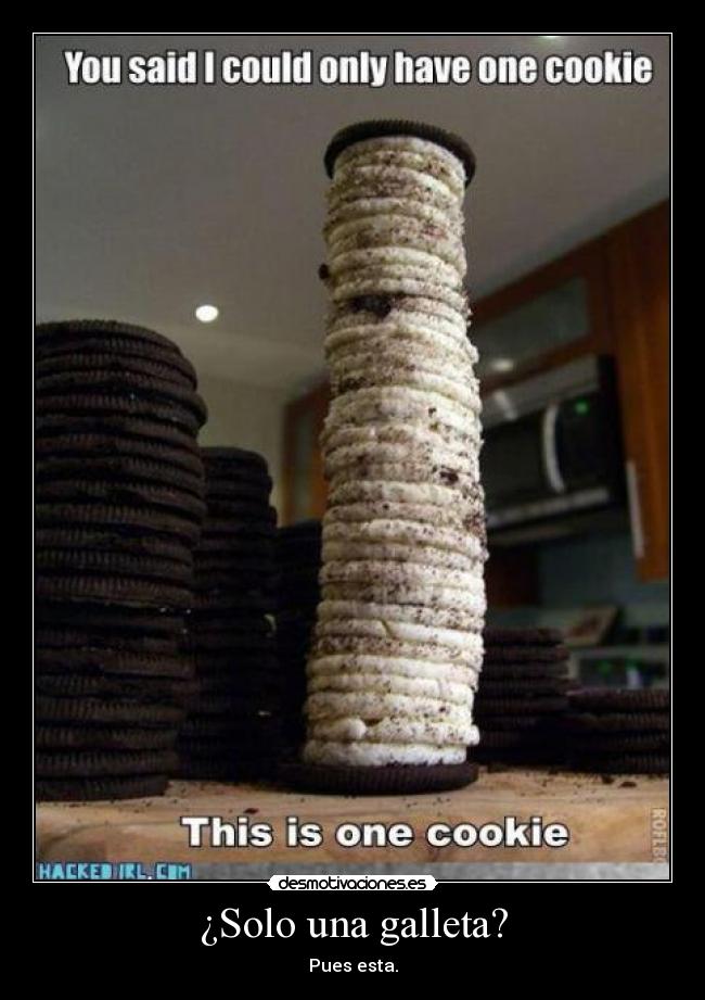 ¿Solo una galleta? - 