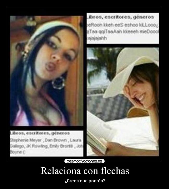 Relaciona con flechas -