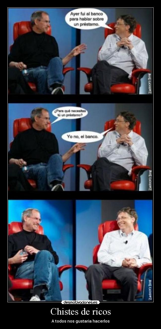 Chistes de ricos - A todos nos gustaria hacerlos
