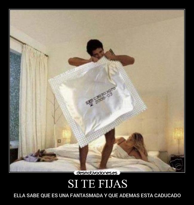 carteles condon mujer sexo desmotivaciones