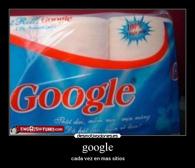 google - cada vez en mas sitios